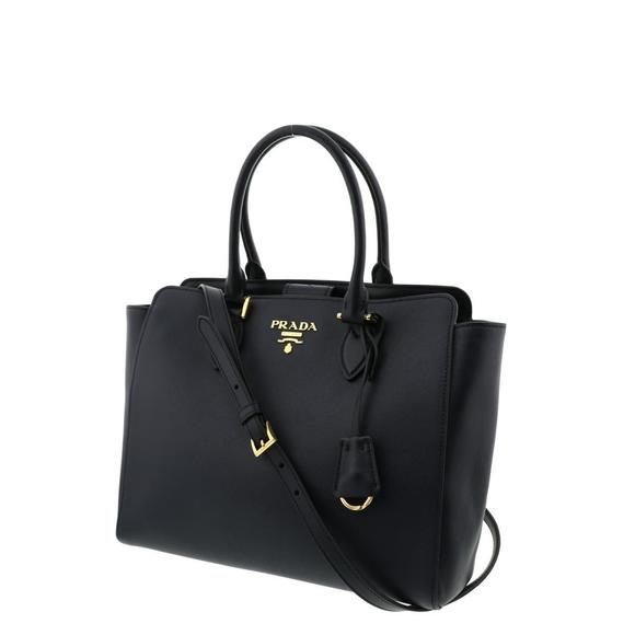 Prada Blue Handbag Saffiano 2way - Picture 1 of 6